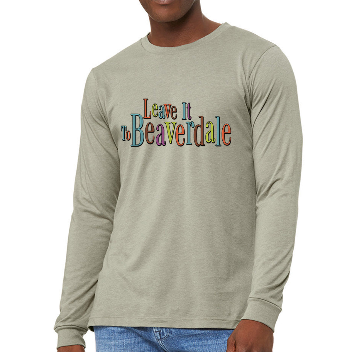 "Leave it to Beaverdale" - Unisex Heather CVC Long Sleeve T-Shirt