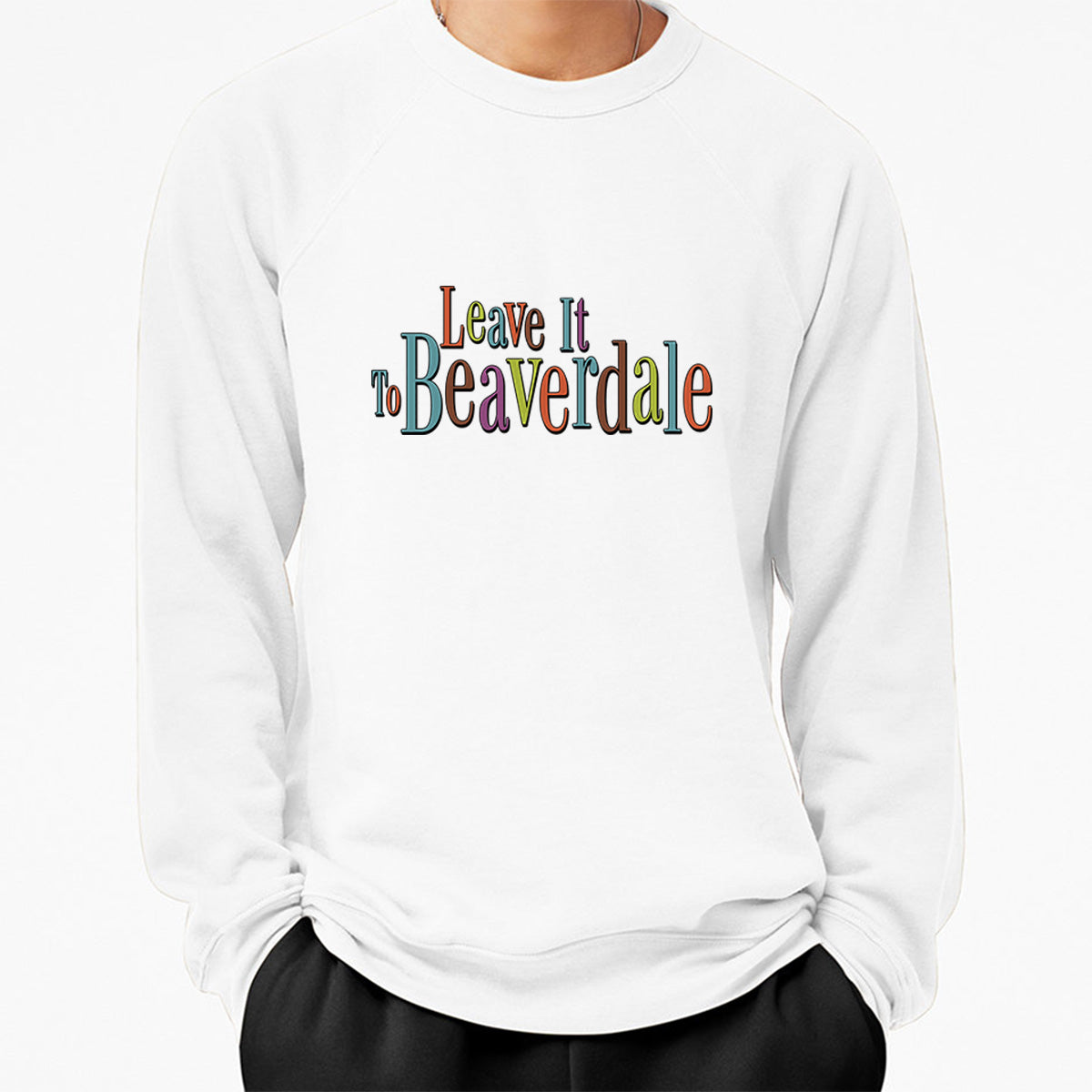 "Leave it to Beaverdale" - Unisex Sponge Fleece Crewneck Sweatshirt