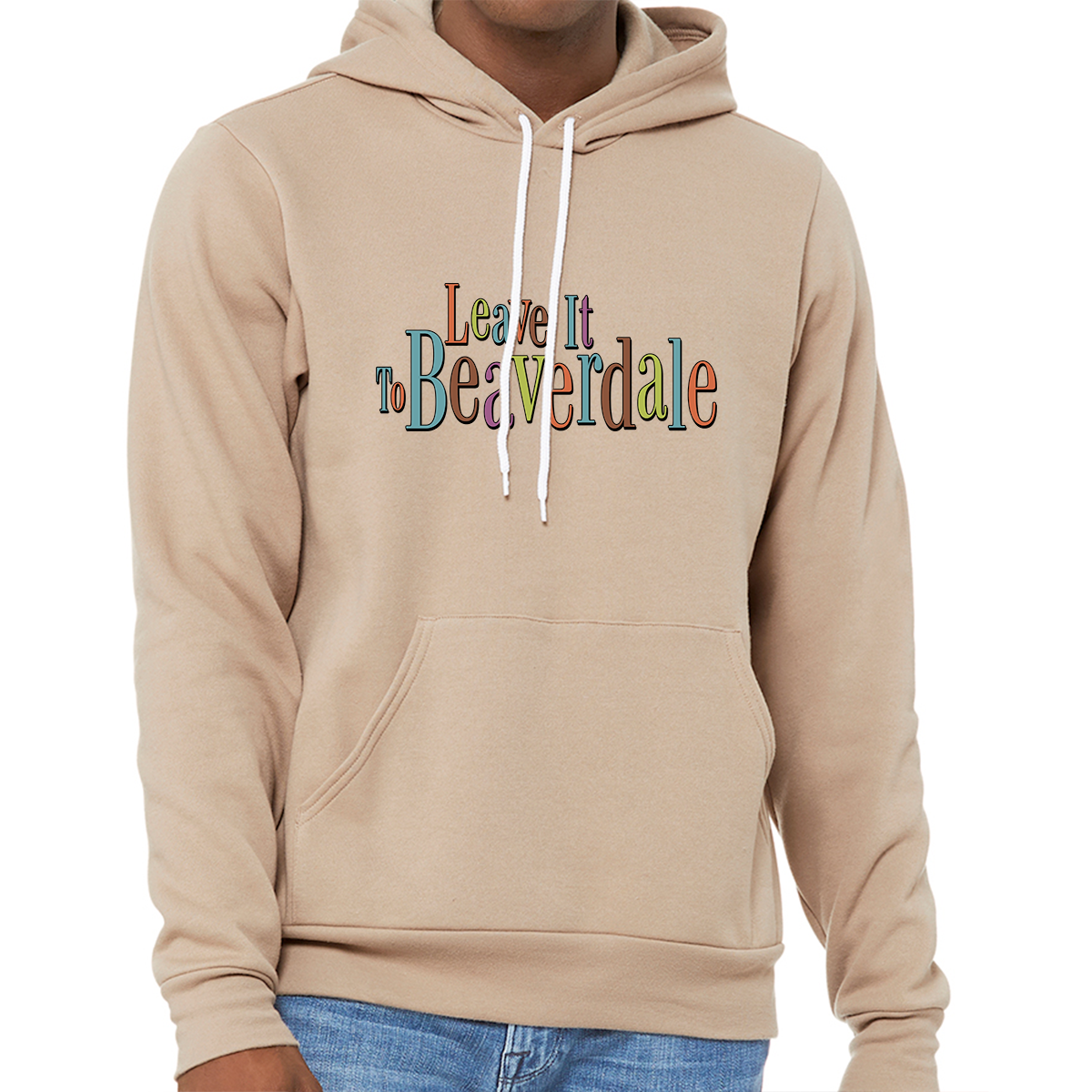 "Leave it to Beaverdale, Color" - Unisex Sponge Fleece Pullover Hoodie