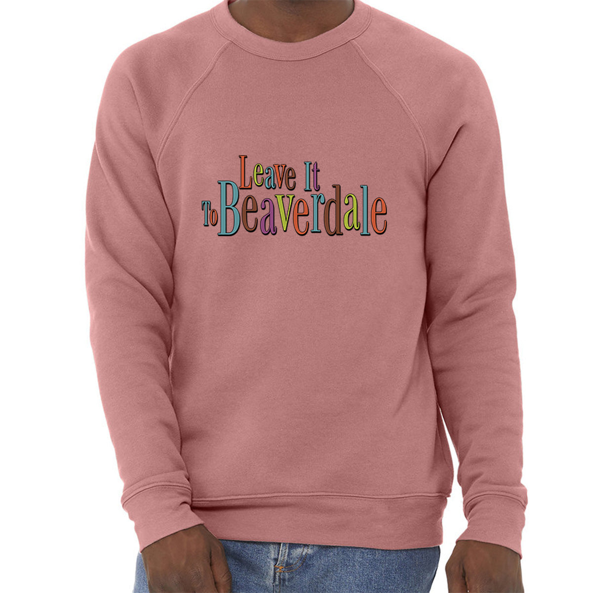 "Leave it to Beaverdale" - Unisex Sponge Fleece Crewneck Sweatshirt