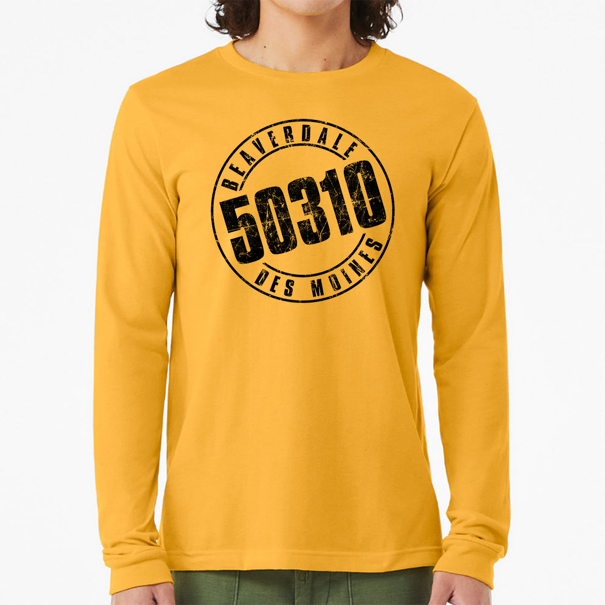 50310 Logo Unisex Heather CVC Long Sleeve T-Shirt