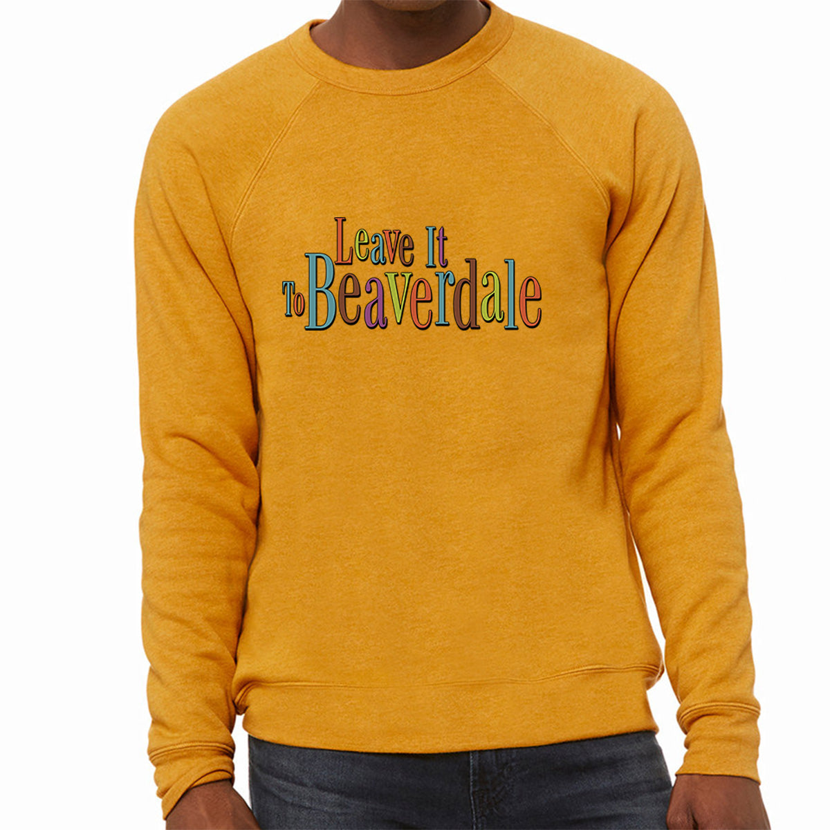 "Leave it to Beaverdale" - Unisex Sponge Fleece Crewneck Sweatshirt