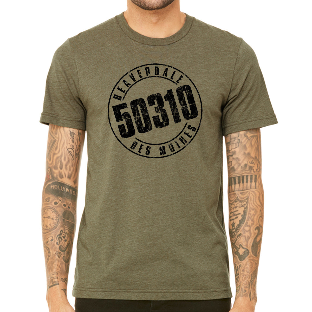 50310 Logo Unisex Heather CVC T-Shirt