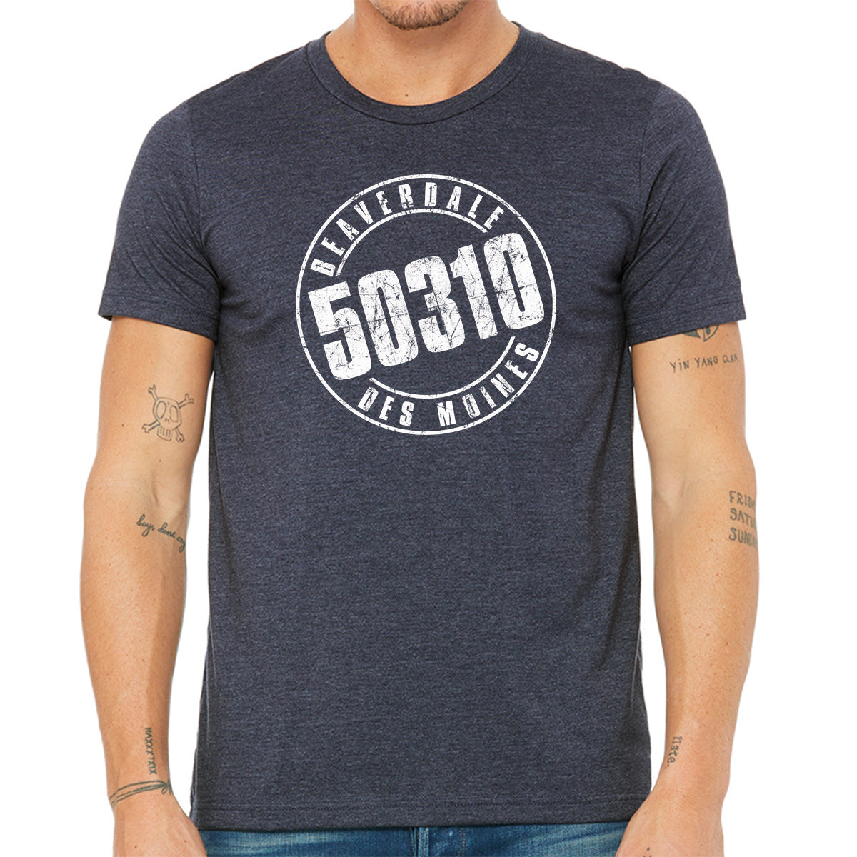 50310 Logo Unisex Heather CVC T-Shirt