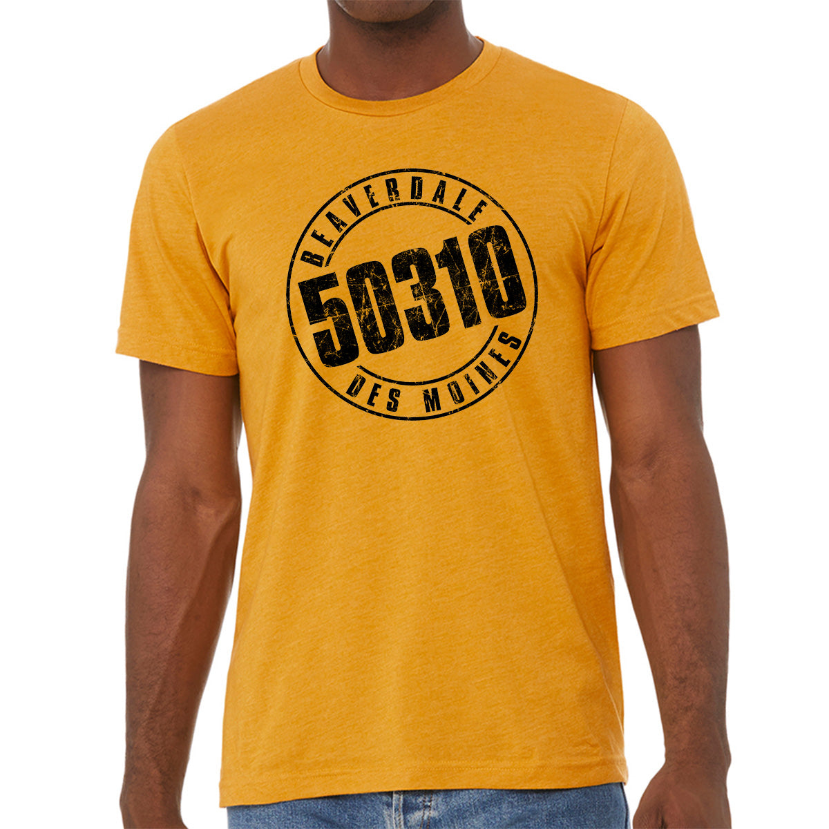 50310 Logo Unisex Heather CVC T-Shirt