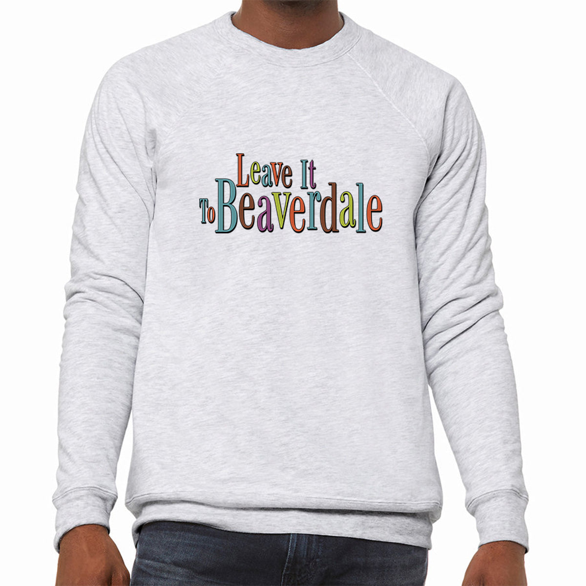 "Leave it to Beaverdale" - Unisex Sponge Fleece Crewneck Sweatshirt