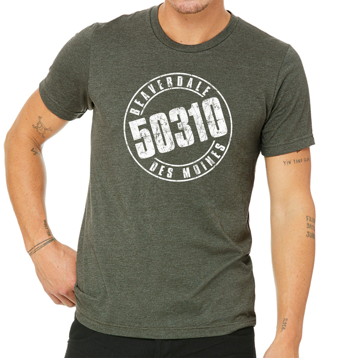 50310 Logo Unisex Heather CVC T-Shirt