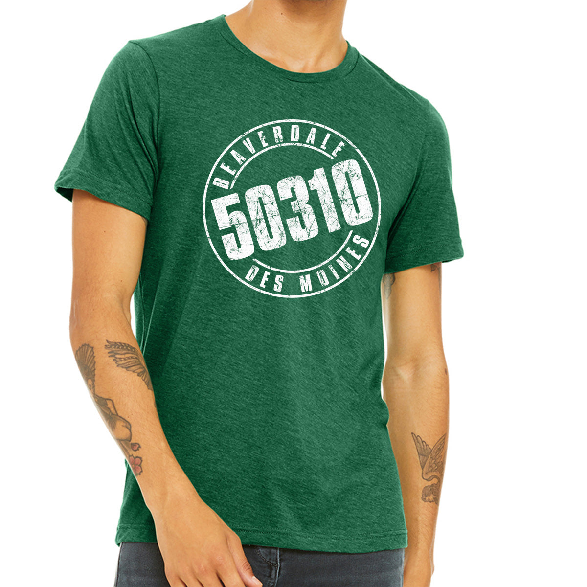 50310 Logo Unisex Heather CVC T-Shirt