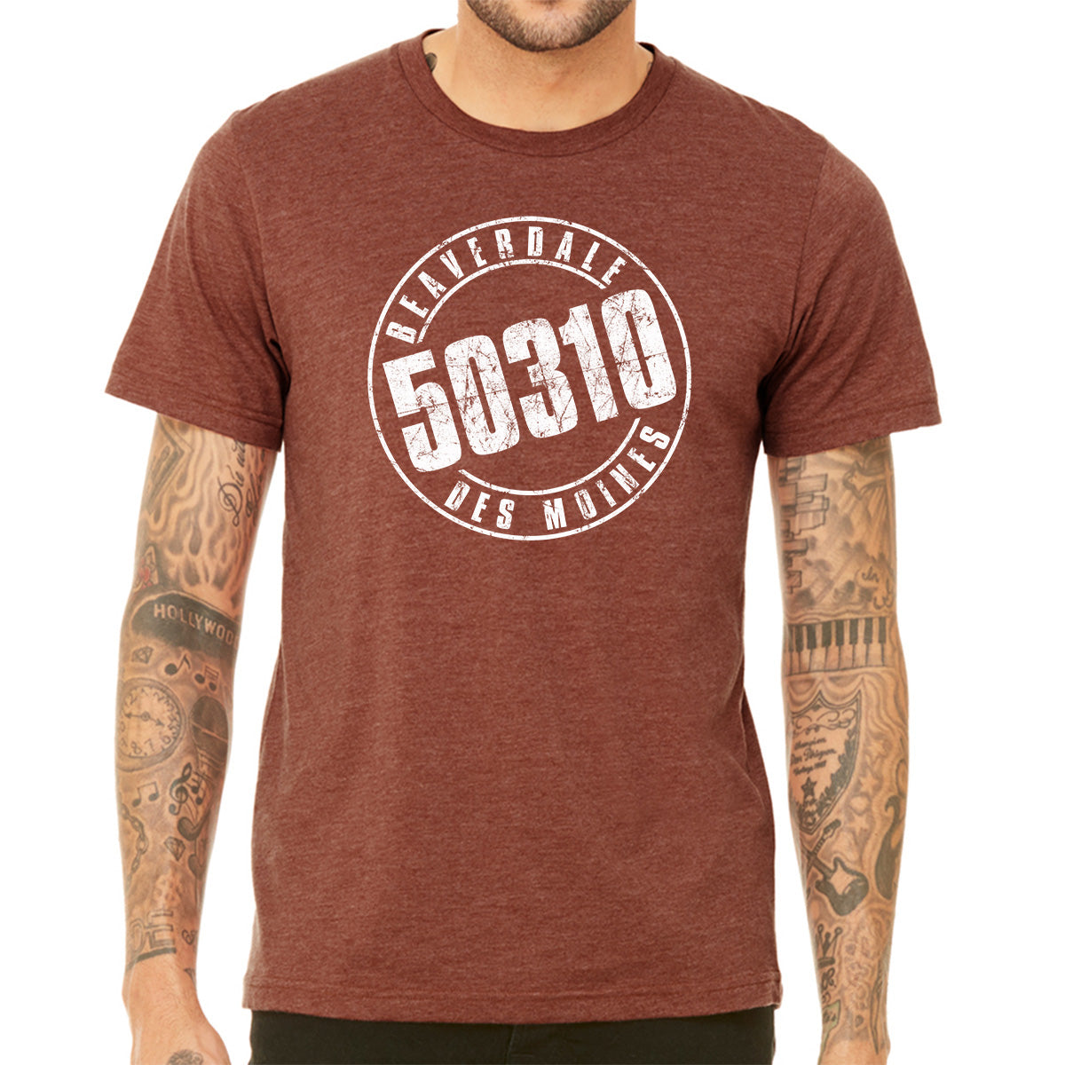 50310 Logo Unisex Heather CVC T-Shirt