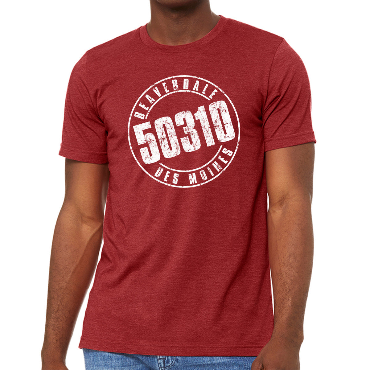 50310 Logo Unisex Heather CVC T-Shirt