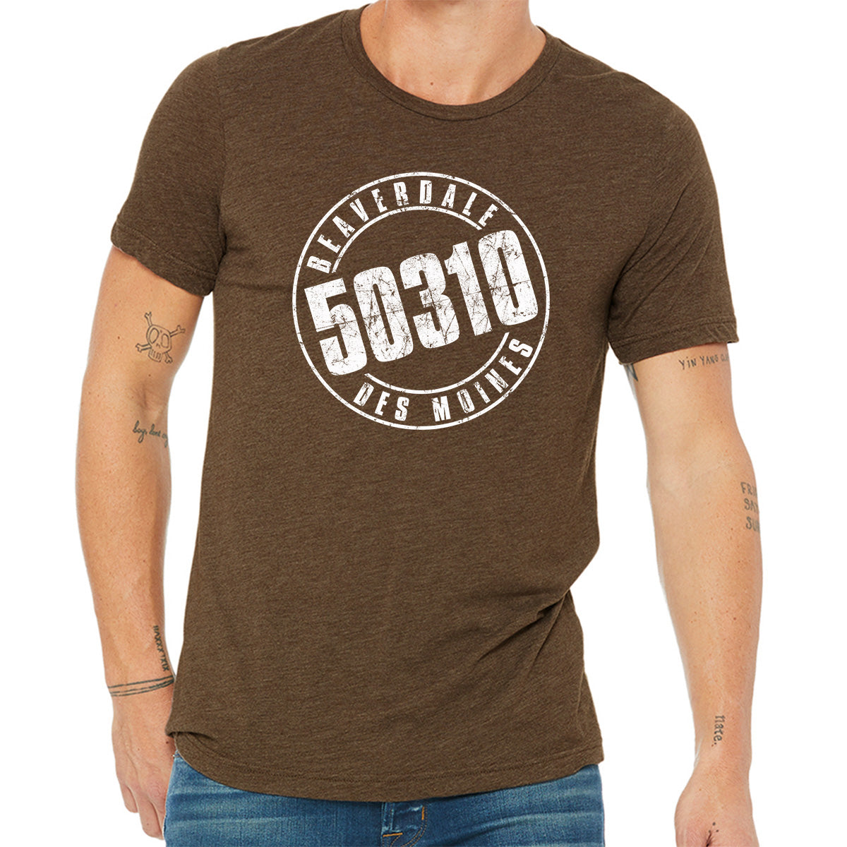 50310 Logo Unisex Heather CVC T-Shirt