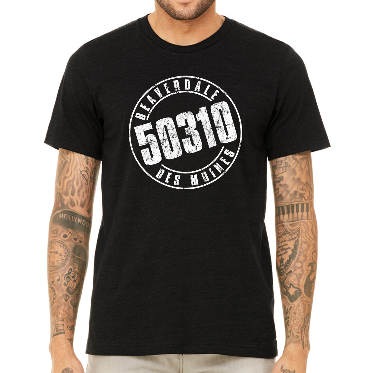 50310 Logo Unisex Heather CVC T-Shirt