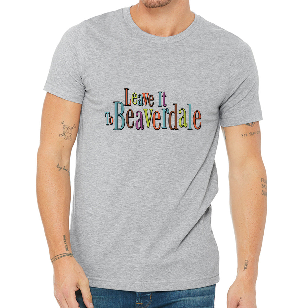 "Leave it to Beaverdale" - Unisex Heather CVC T-Shirt