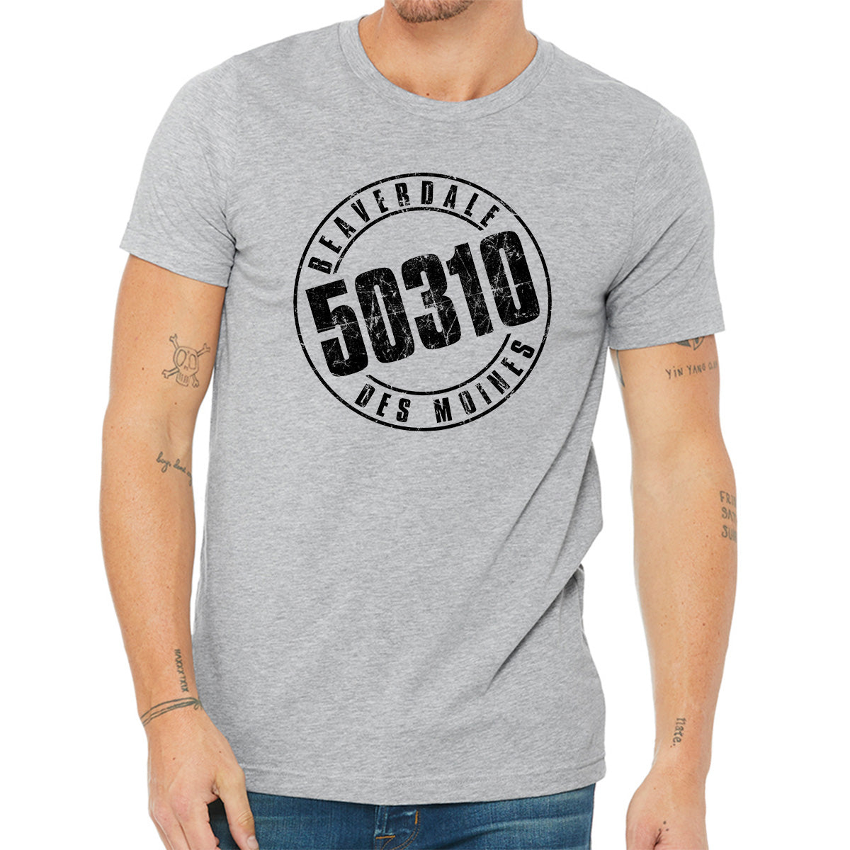 50310 Logo Unisex Heather CVC T-Shirt