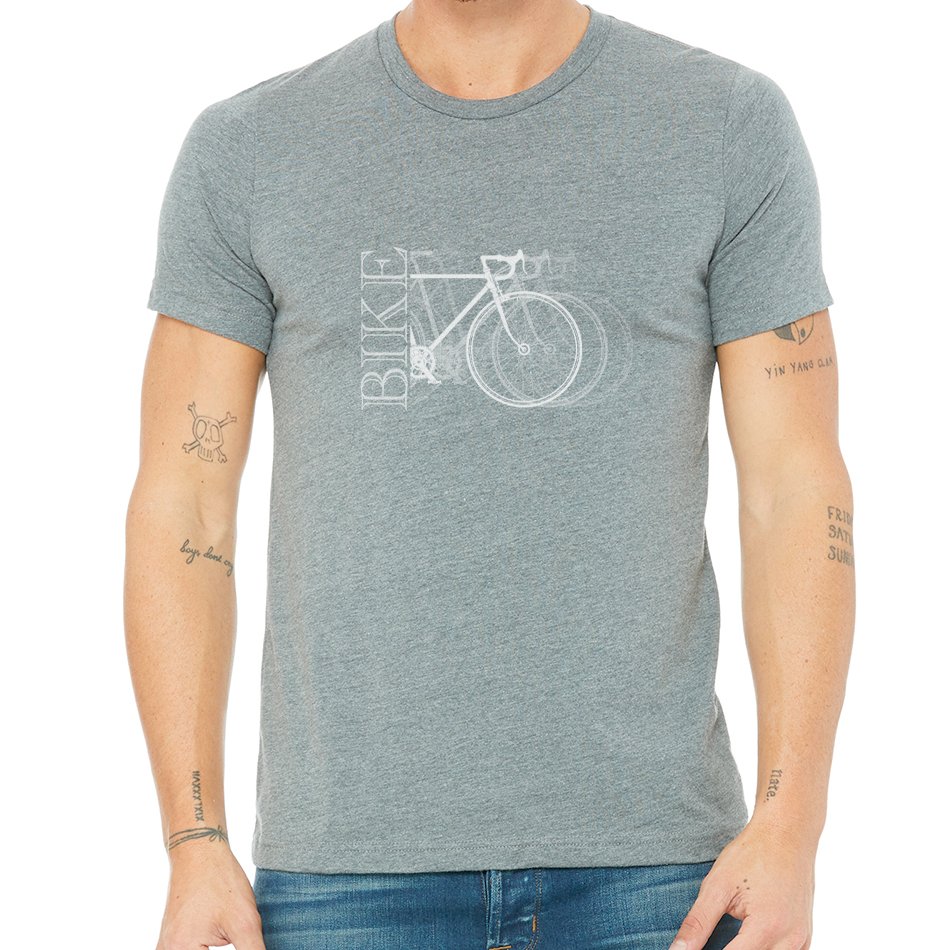 BIKE X3: Unisex Heather CVC T-Shirt