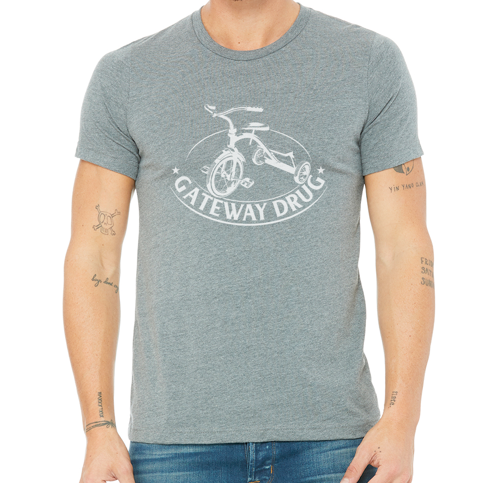 GATEWAY DRUG DESIGN: Unisex Heather CVC T-Shirt