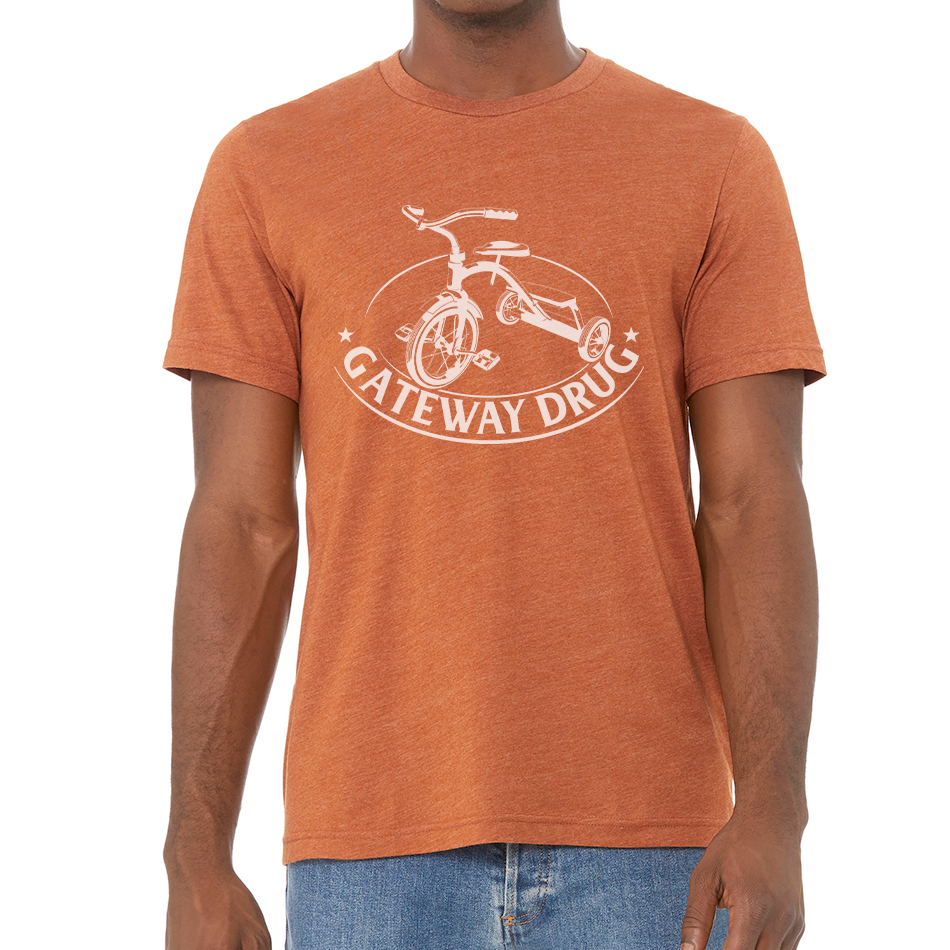 GATEWAY DRUG DESIGN: Unisex Heather CVC T-Shirt