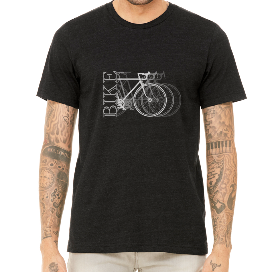 BIKE X3: Unisex Heather CVC T-Shirt