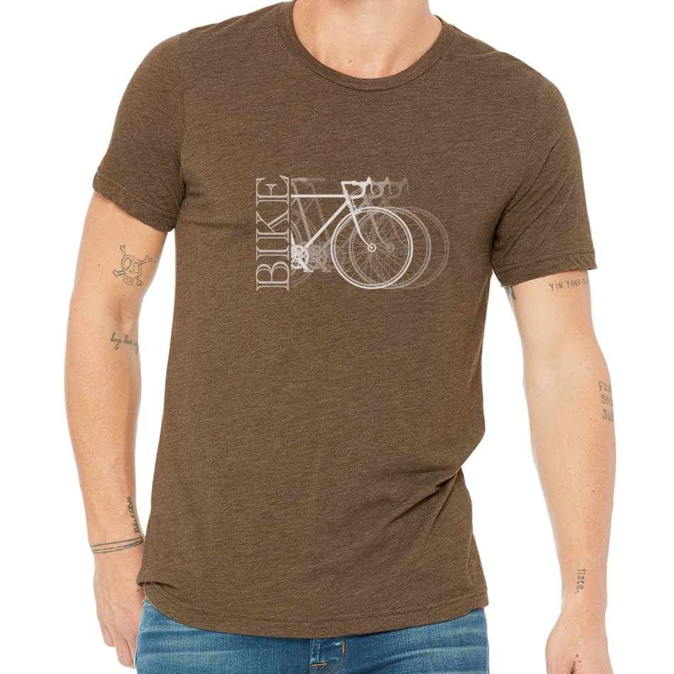 BIKE X3: Unisex Heather CVC T-Shirt