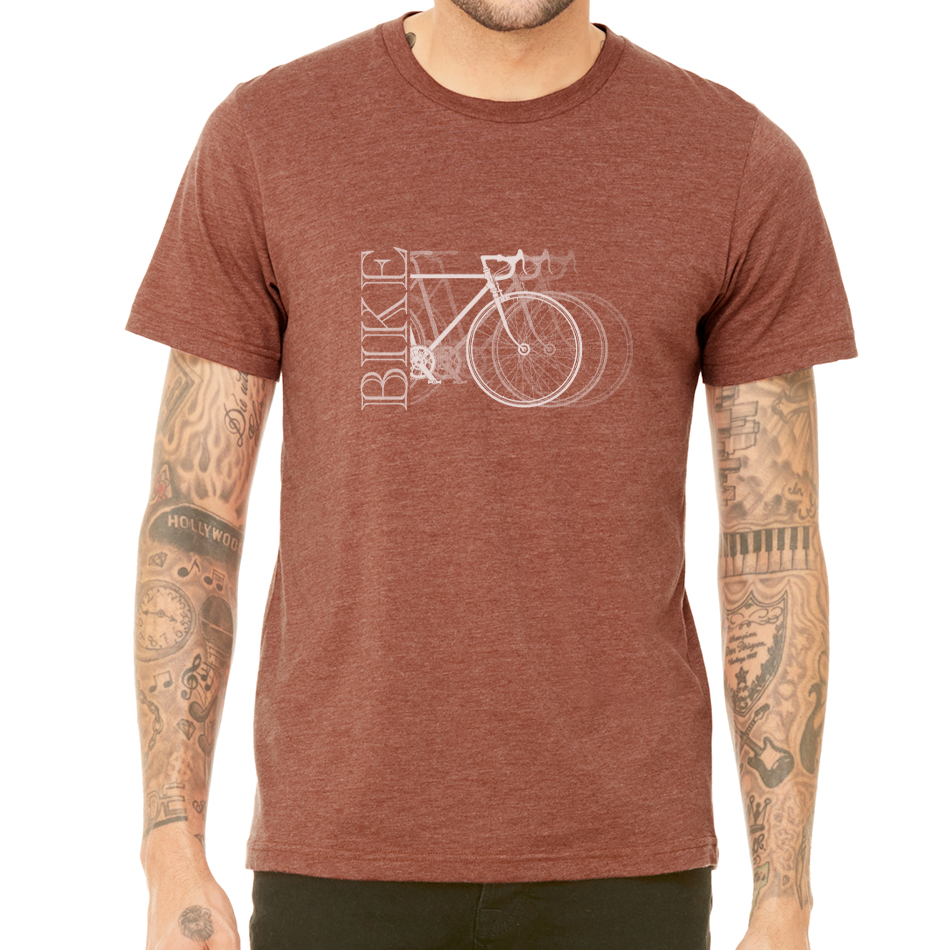 BIKE X3: Unisex Heather CVC T-Shirt