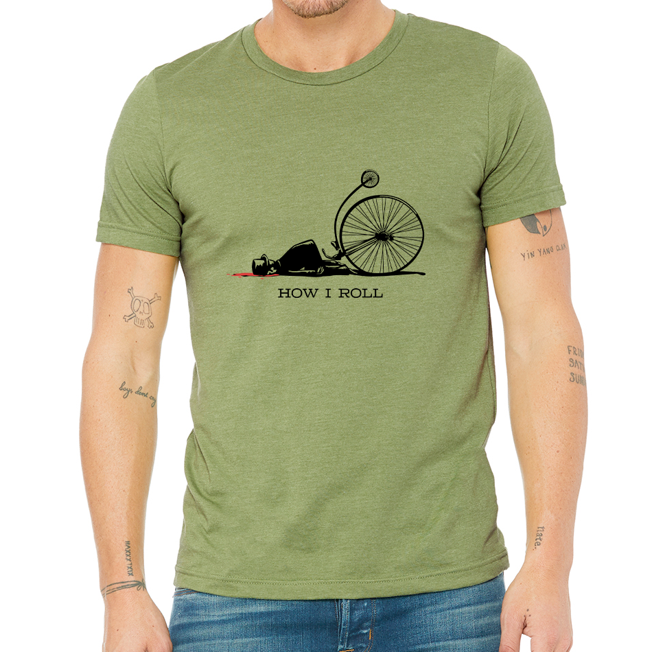 HOW I ROLL: Unisex Heather CVC T-Shirt