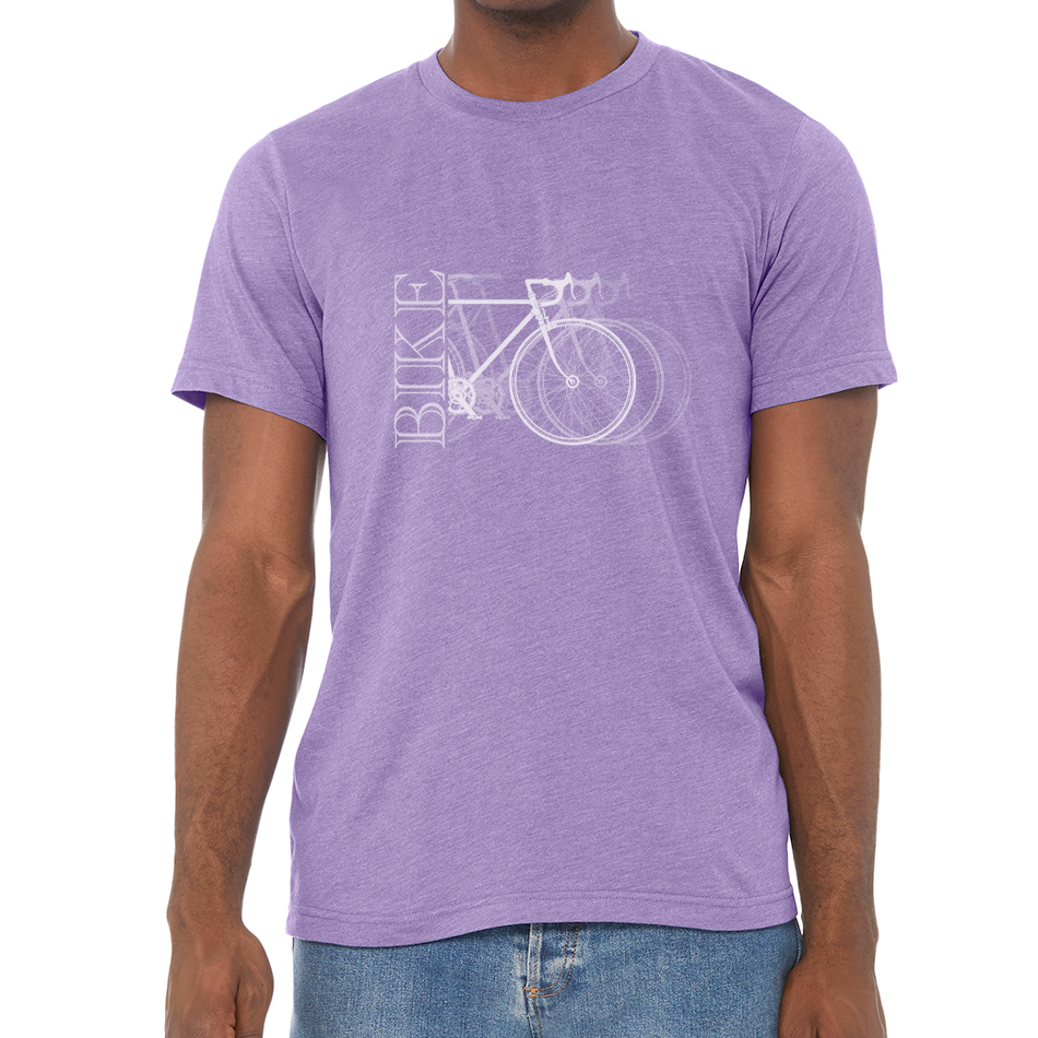 BIKE X3: Unisex Heather CVC T-Shirt