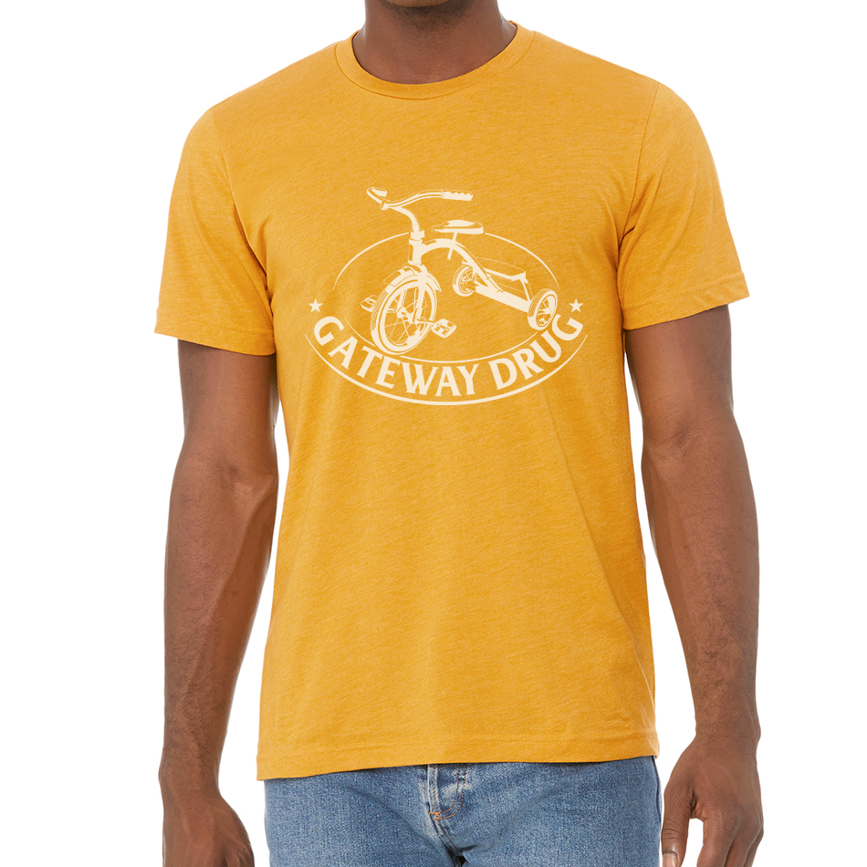 GATEWAY DRUG DESIGN: Unisex Heather CVC T-Shirt