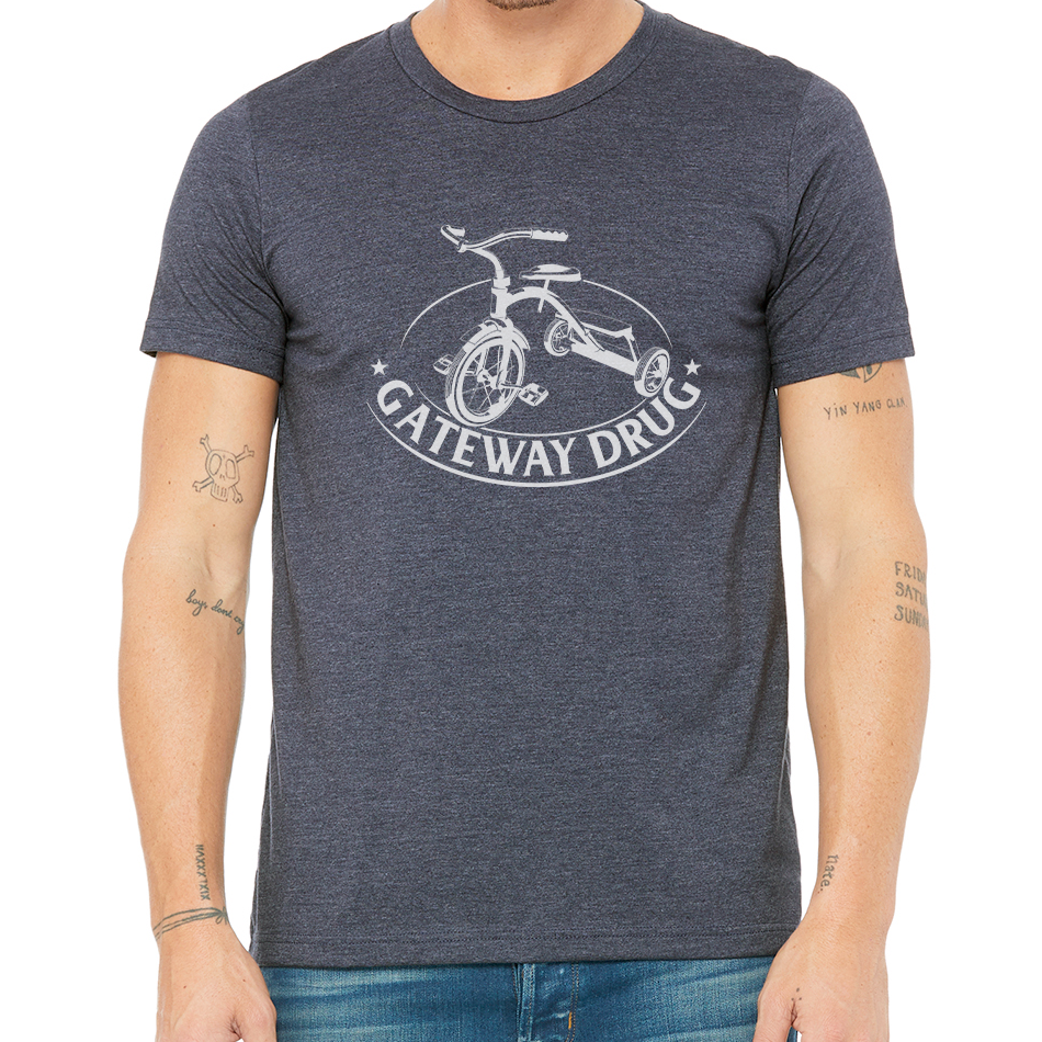 GATEWAY DRUG DESIGN: Unisex Heather CVC T-Shirt