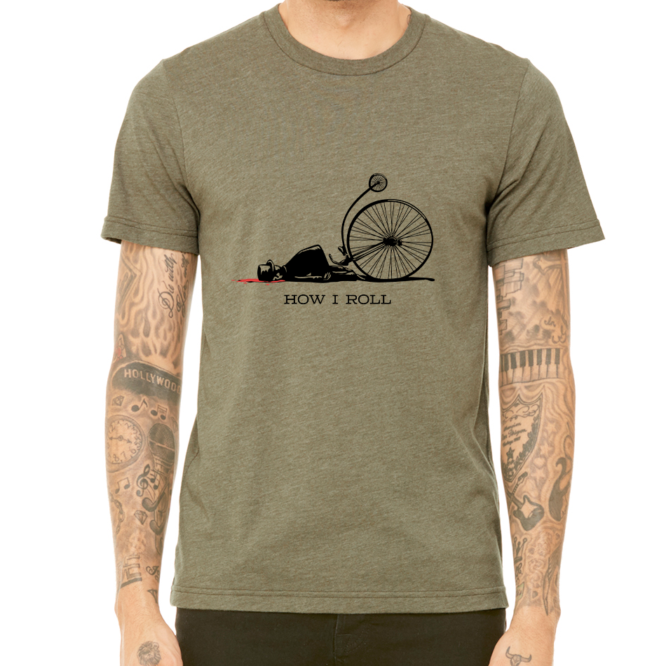 HOW I ROLL: Unisex Heather CVC T-Shirt