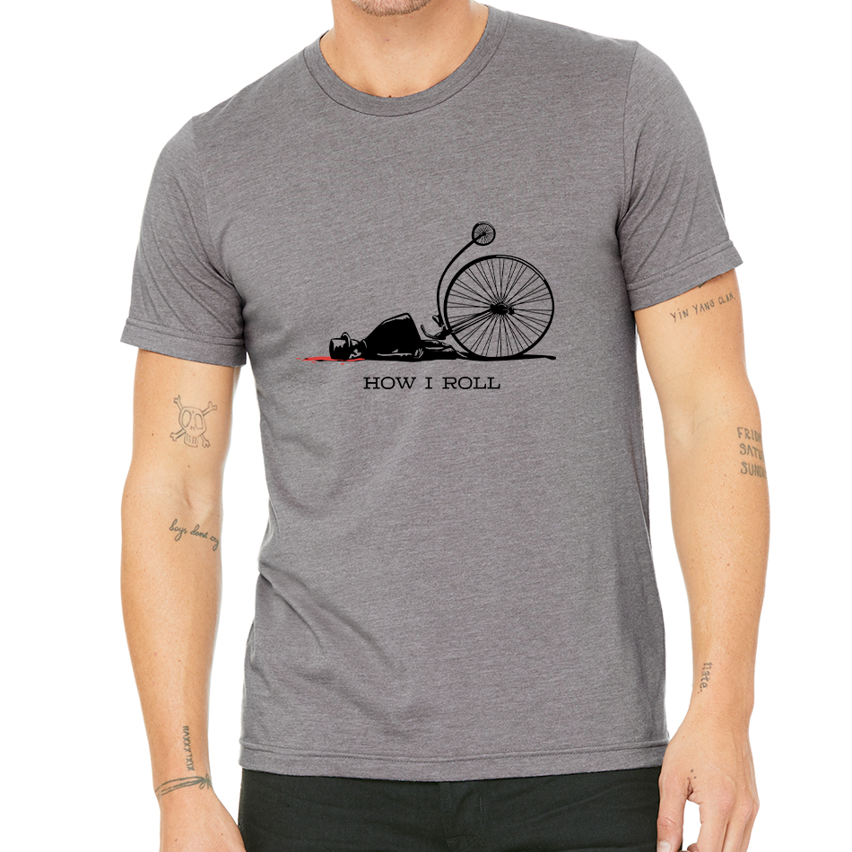 HOW I ROLL: Unisex Heather CVC T-Shirt